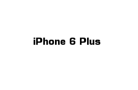 iPhone 6 Plus 